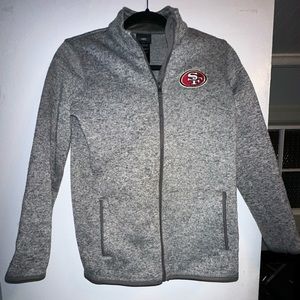 Youth Niner full zip sweater.